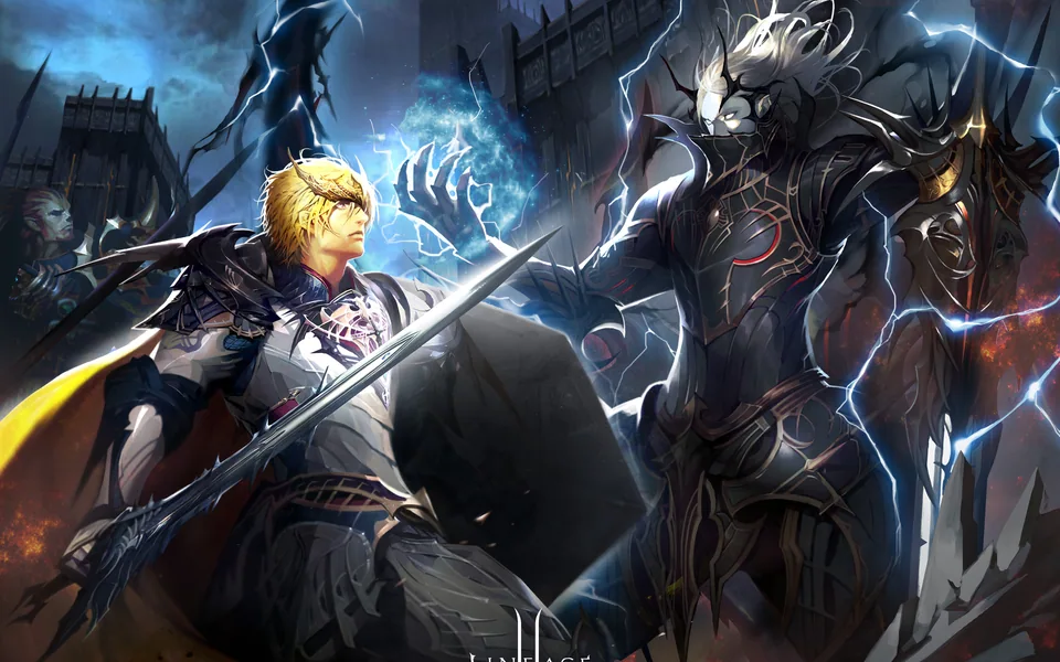 Иллюстрация Lineage 2: герои в сражении